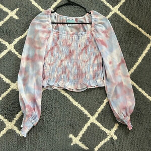 Future Collective Smocked Blouse